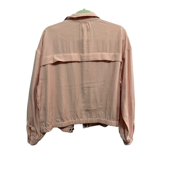 Nine West - Waist Length Snap up utility Jacket / Blazer - Pink - Size L - Picture 2 of 3